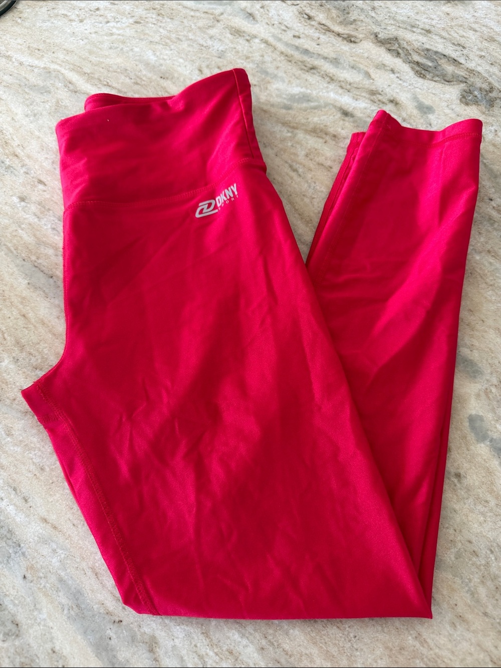 DKNY Bright Red Woman’s Active Leggings